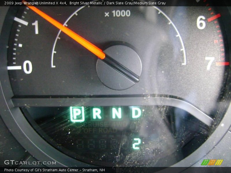 Bright Silver Metallic / Dark Slate Gray/Medium Slate Gray 2009 Jeep Wrangler Unlimited X 4x4
