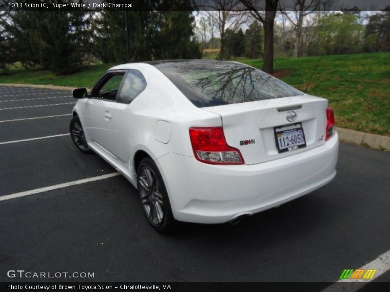 Super White / Dark Charcoal 2013 Scion tC