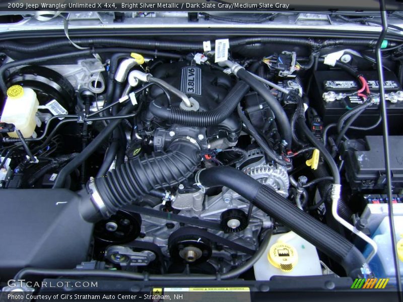 Bright Silver Metallic / Dark Slate Gray/Medium Slate Gray 2009 Jeep Wrangler Unlimited X 4x4