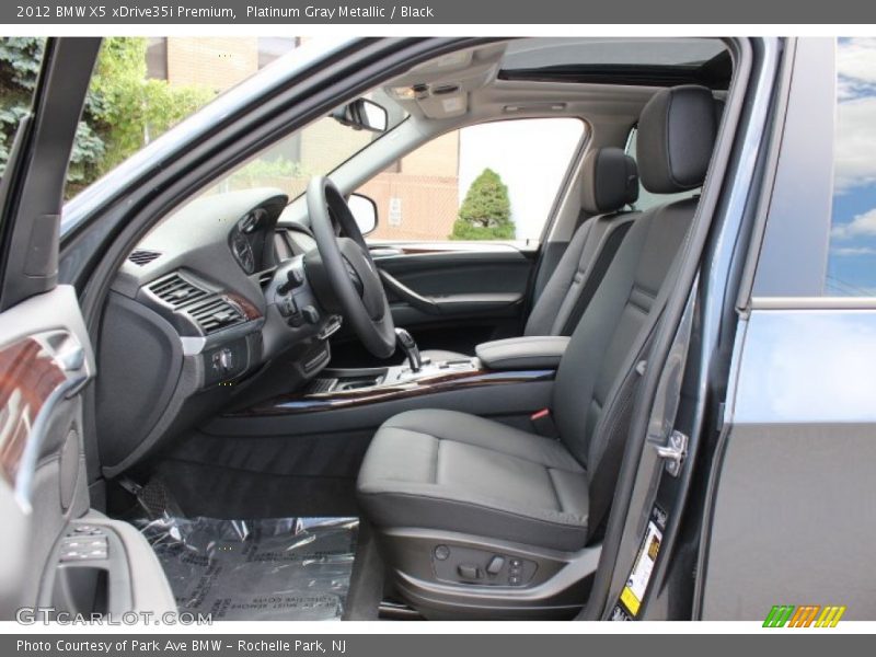 Platinum Gray Metallic / Black 2012 BMW X5 xDrive35i Premium