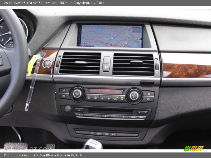 Platinum Gray Metallic / Black 2012 BMW X5 xDrive35i Premium