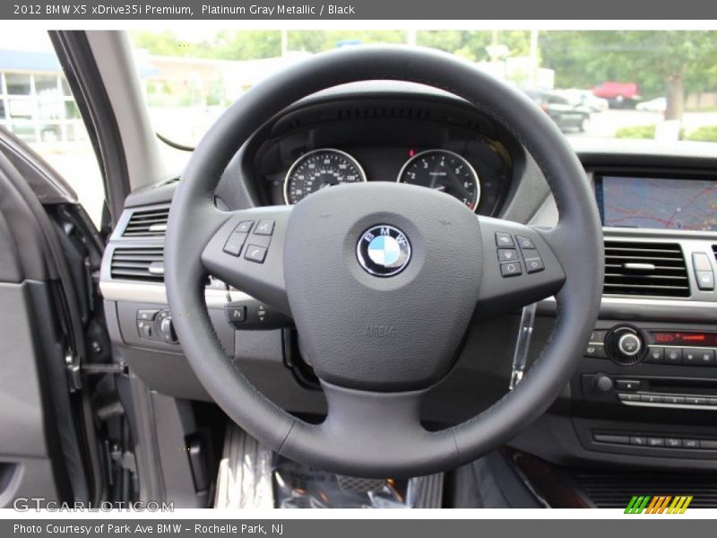 Platinum Gray Metallic / Black 2012 BMW X5 xDrive35i Premium