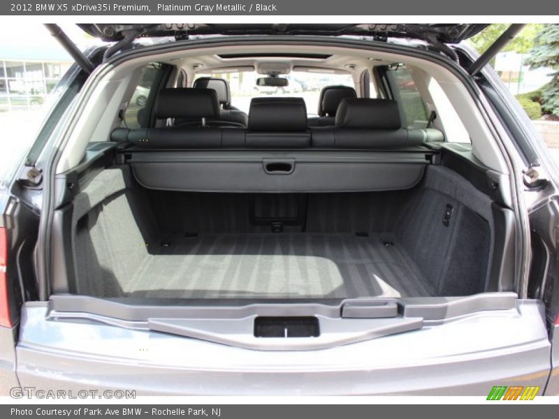 Platinum Gray Metallic / Black 2012 BMW X5 xDrive35i Premium