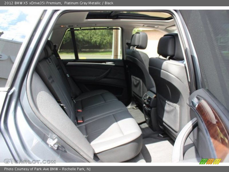 Platinum Gray Metallic / Black 2012 BMW X5 xDrive35i Premium