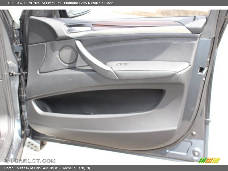 Platinum Gray Metallic / Black 2012 BMW X5 xDrive35i Premium