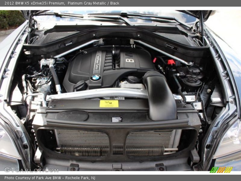 Platinum Gray Metallic / Black 2012 BMW X5 xDrive35i Premium