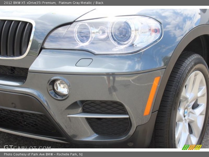 Platinum Gray Metallic / Black 2012 BMW X5 xDrive35i Premium