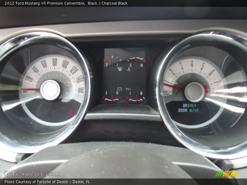 Black / Charcoal Black 2012 Ford Mustang V6 Premium Convertible