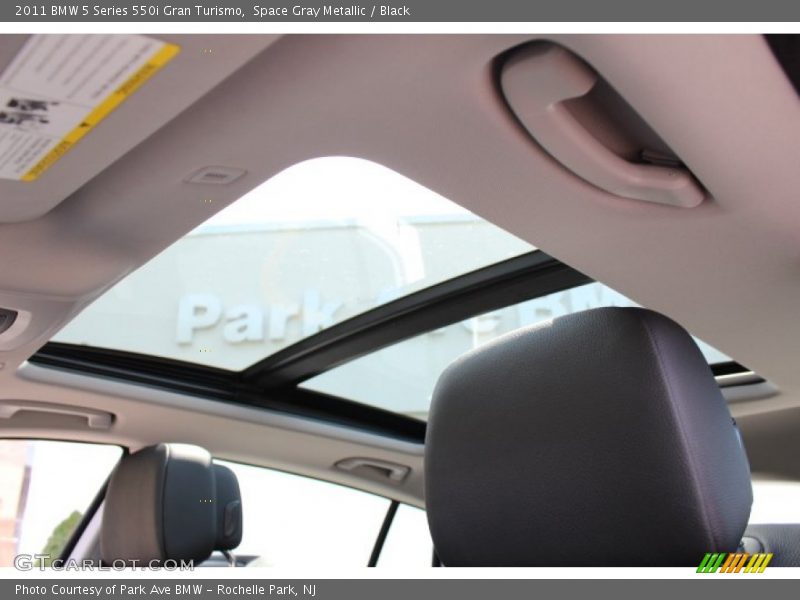 Space Gray Metallic / Black 2011 BMW 5 Series 550i Gran Turismo