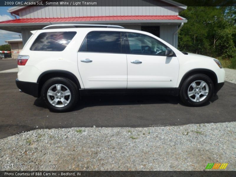 Summit White / Light Titanium 2009 GMC Acadia SLE