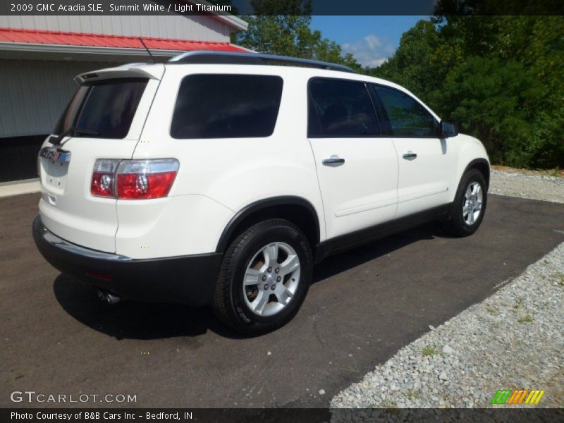 Summit White / Light Titanium 2009 GMC Acadia SLE