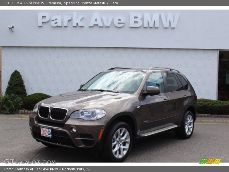 Sparkling Bronze Metallic / Black 2012 BMW X5 xDrive35i Premium