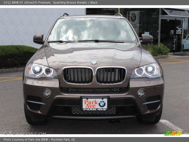 Sparkling Bronze Metallic / Black 2012 BMW X5 xDrive35i Premium