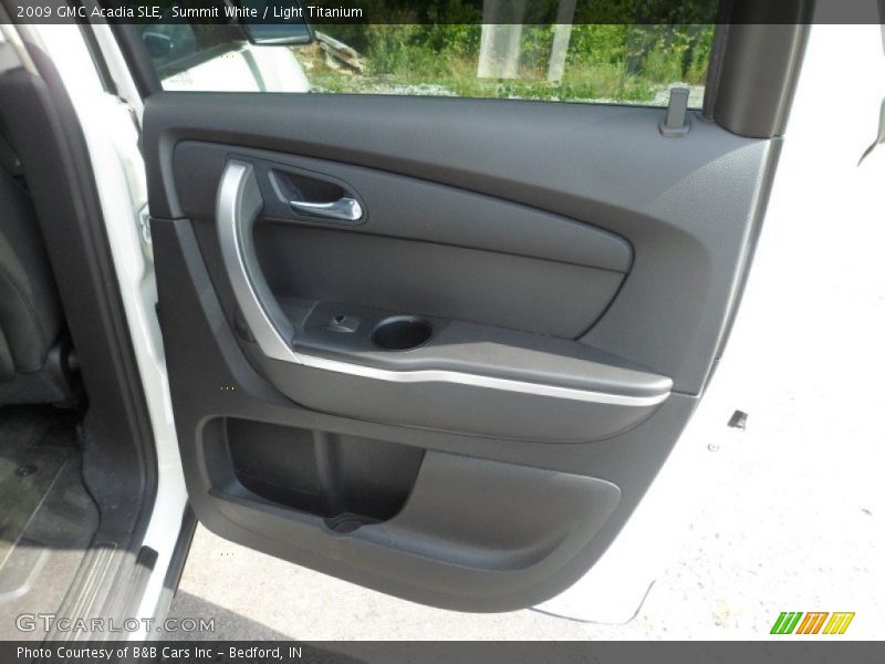 Summit White / Light Titanium 2009 GMC Acadia SLE