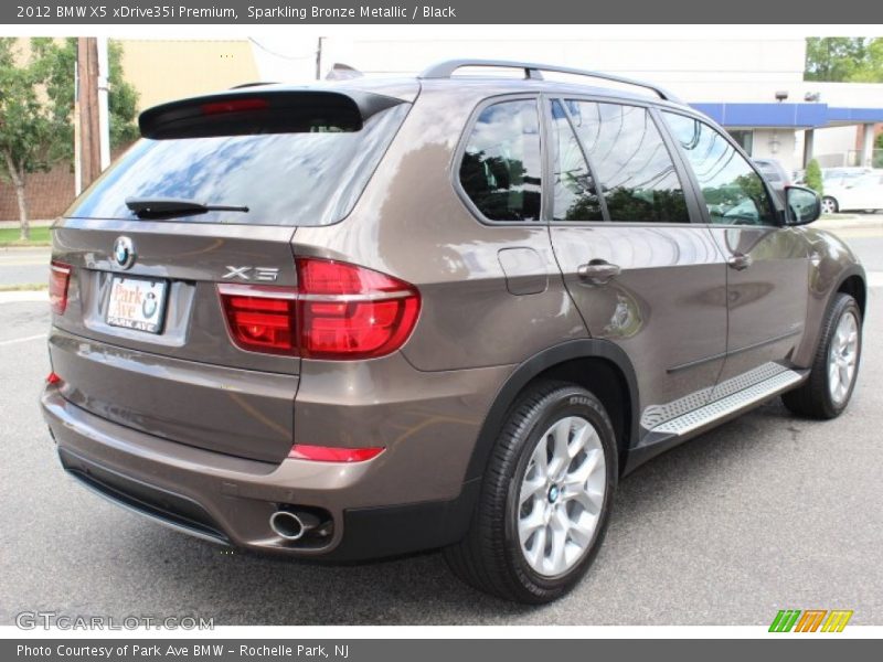 Sparkling Bronze Metallic / Black 2012 BMW X5 xDrive35i Premium