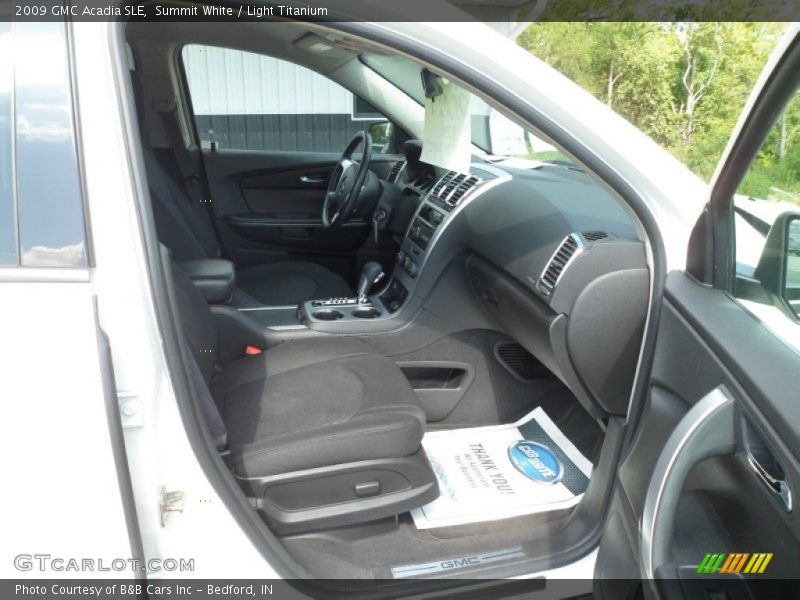 Summit White / Light Titanium 2009 GMC Acadia SLE