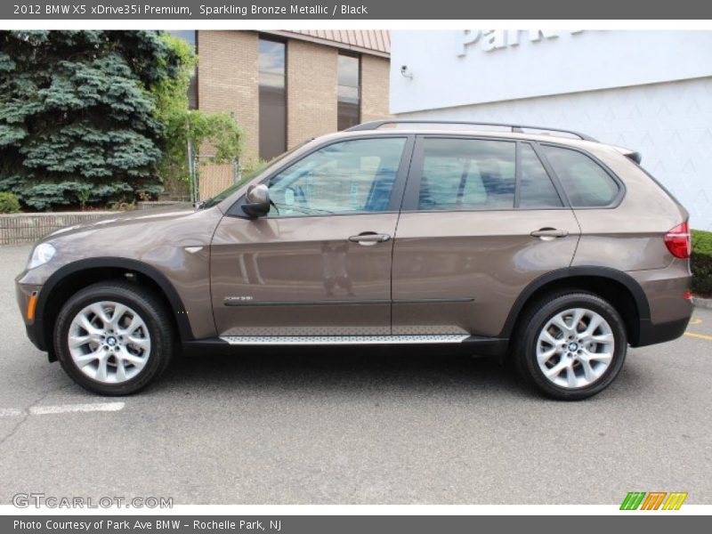 Sparkling Bronze Metallic / Black 2012 BMW X5 xDrive35i Premium