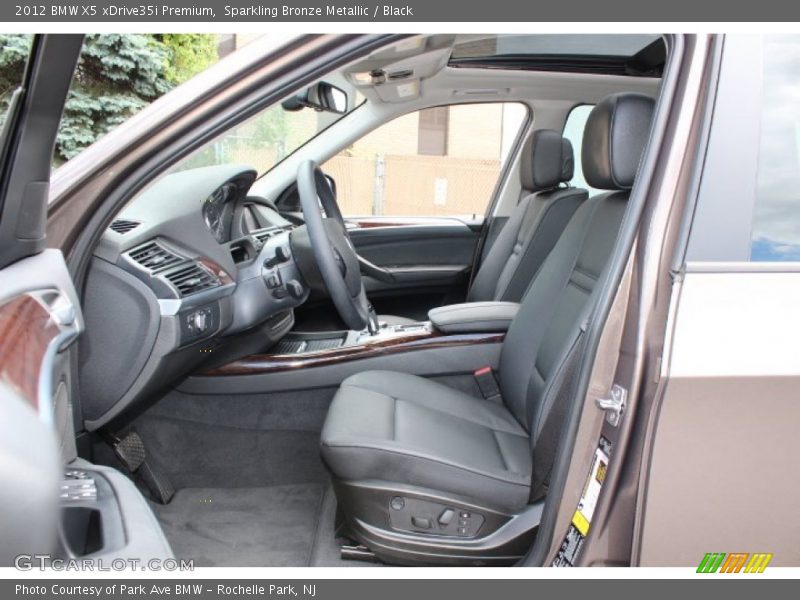 Sparkling Bronze Metallic / Black 2012 BMW X5 xDrive35i Premium