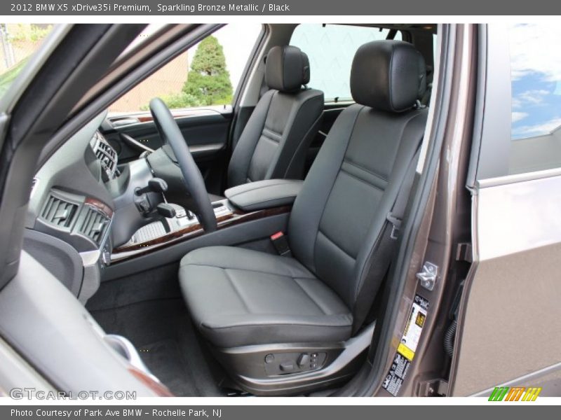 Sparkling Bronze Metallic / Black 2012 BMW X5 xDrive35i Premium