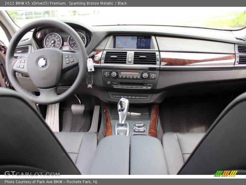 Sparkling Bronze Metallic / Black 2012 BMW X5 xDrive35i Premium