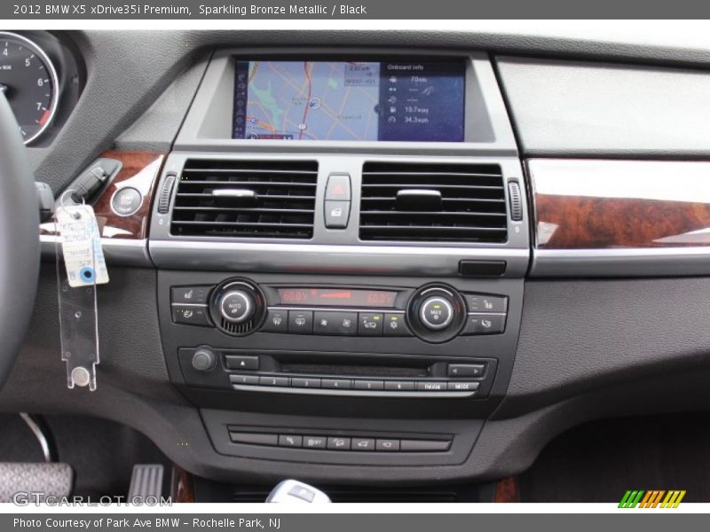 Sparkling Bronze Metallic / Black 2012 BMW X5 xDrive35i Premium
