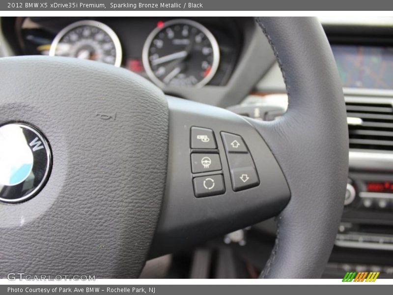 Sparkling Bronze Metallic / Black 2012 BMW X5 xDrive35i Premium
