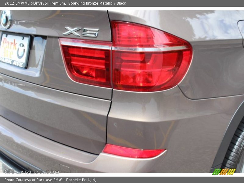 Sparkling Bronze Metallic / Black 2012 BMW X5 xDrive35i Premium