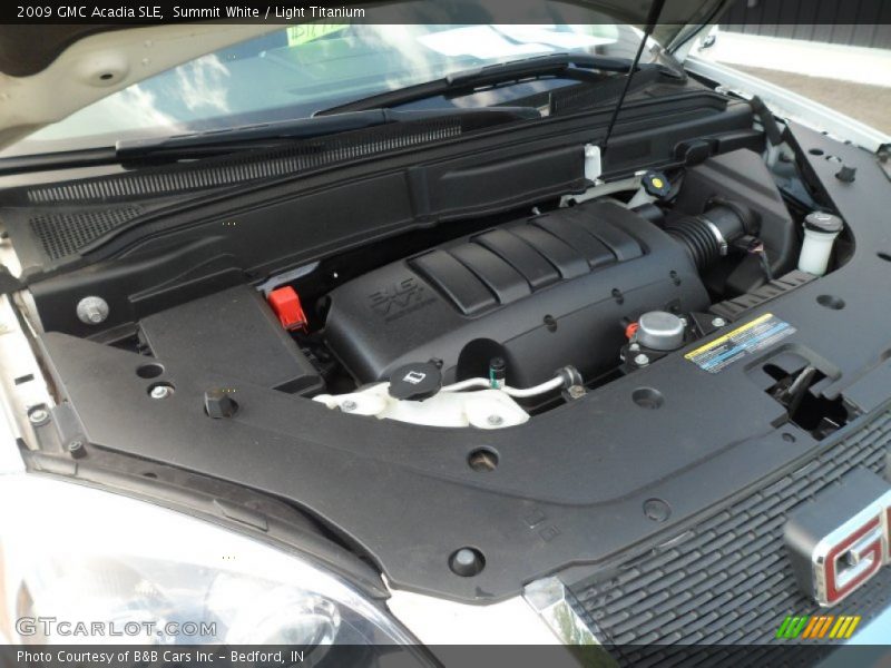 Summit White / Light Titanium 2009 GMC Acadia SLE