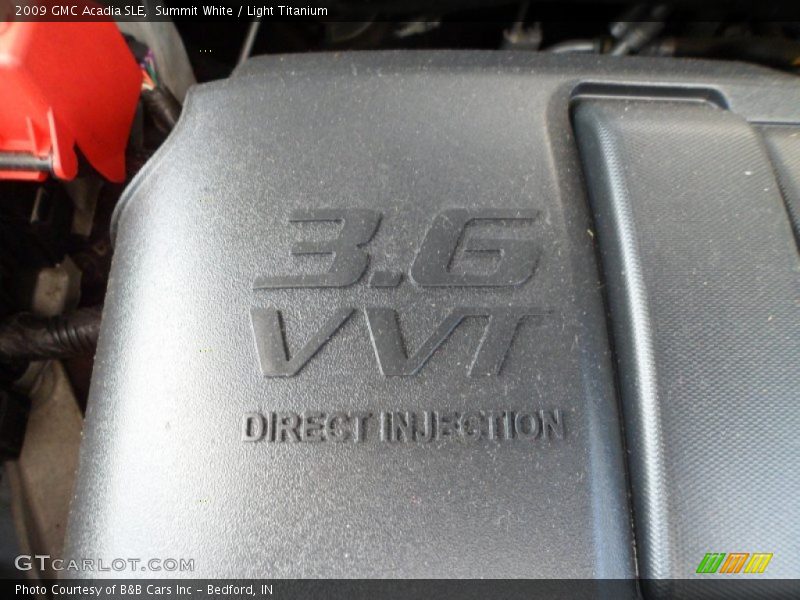 Summit White / Light Titanium 2009 GMC Acadia SLE