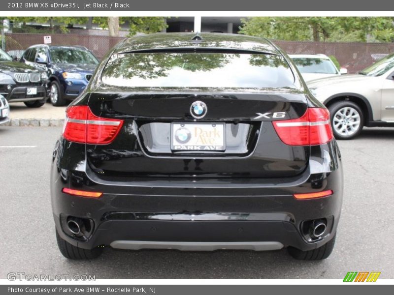 Jet Black / Black 2012 BMW X6 xDrive35i