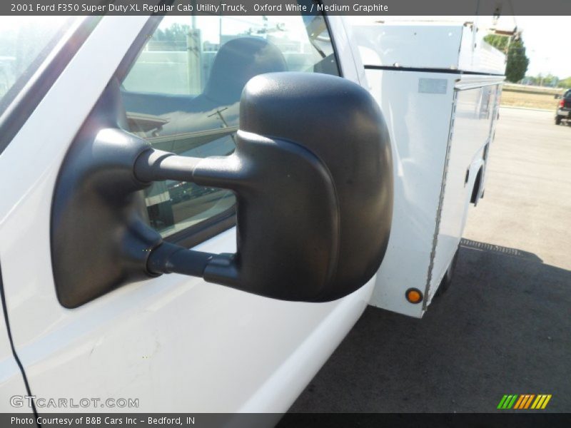 Oxford White / Medium Graphite 2001 Ford F350 Super Duty XL Regular Cab Utility Truck