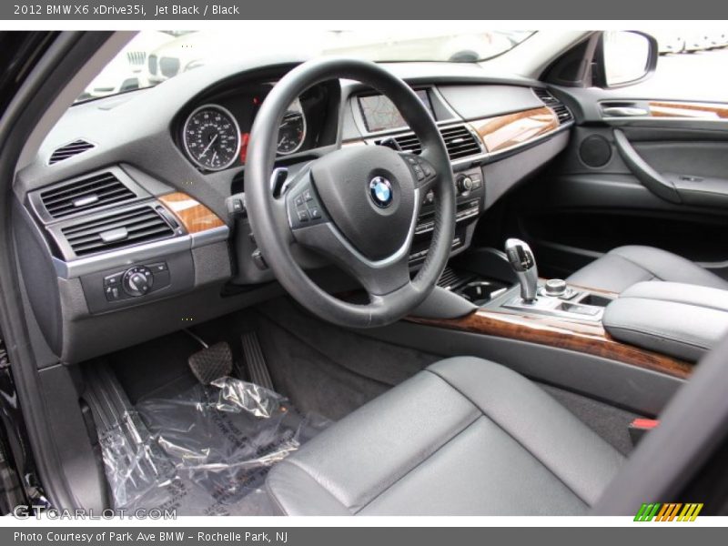 Jet Black / Black 2012 BMW X6 xDrive35i