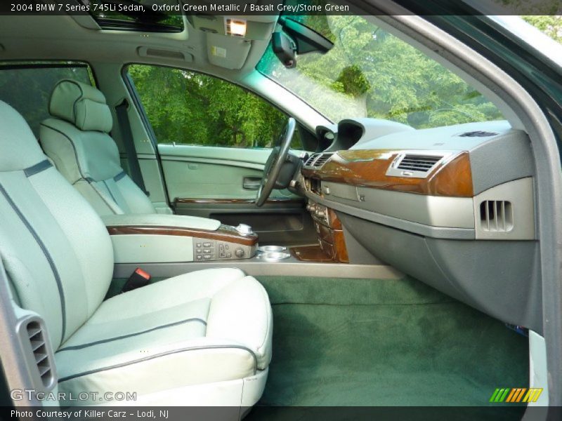 Front Seat of 2004 7 Series 745Li Sedan