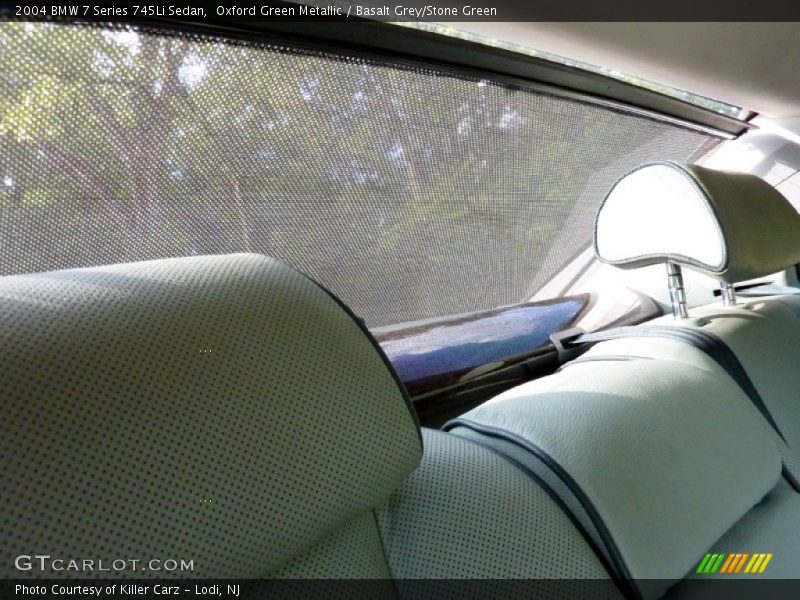 Oxford Green Metallic / Basalt Grey/Stone Green 2004 BMW 7 Series 745Li Sedan