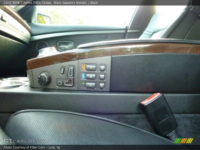 Black Sapphire Metallic / Black 2002 BMW 7 Series 745Li Sedan