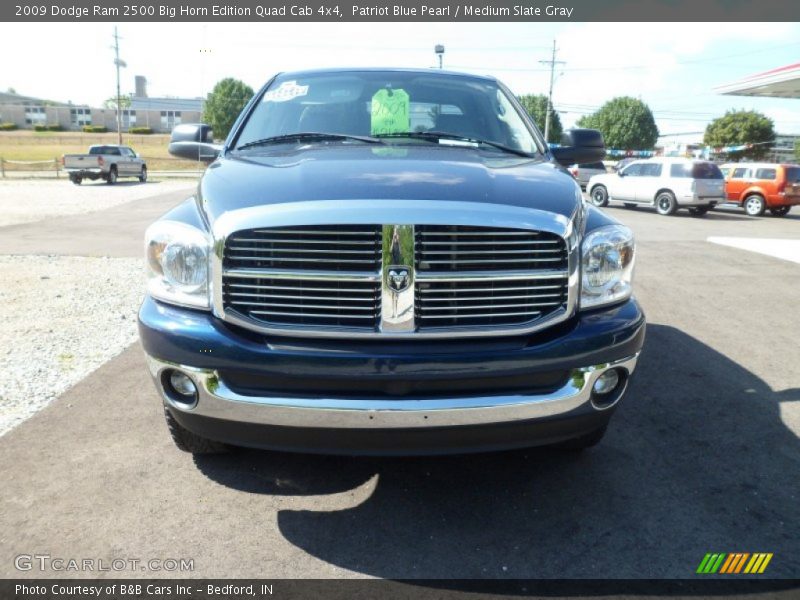 Patriot Blue Pearl / Medium Slate Gray 2009 Dodge Ram 2500 Big Horn Edition Quad Cab 4x4
