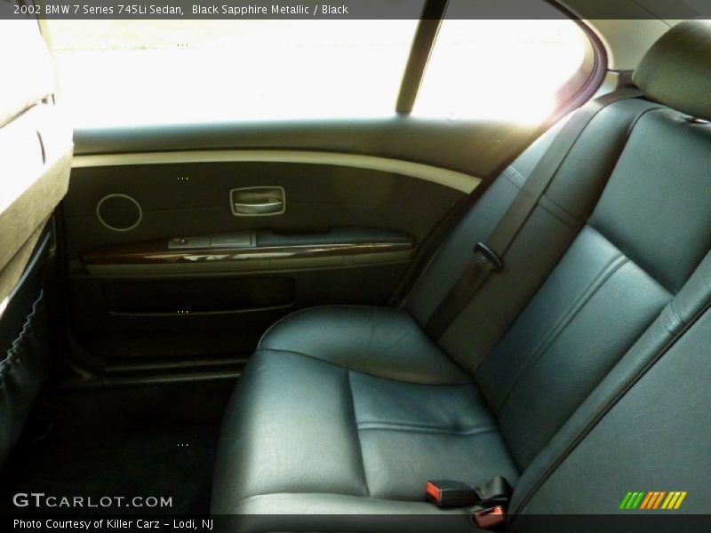 Black Sapphire Metallic / Black 2002 BMW 7 Series 745Li Sedan