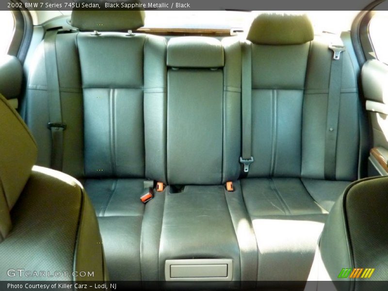 Black Sapphire Metallic / Black 2002 BMW 7 Series 745Li Sedan