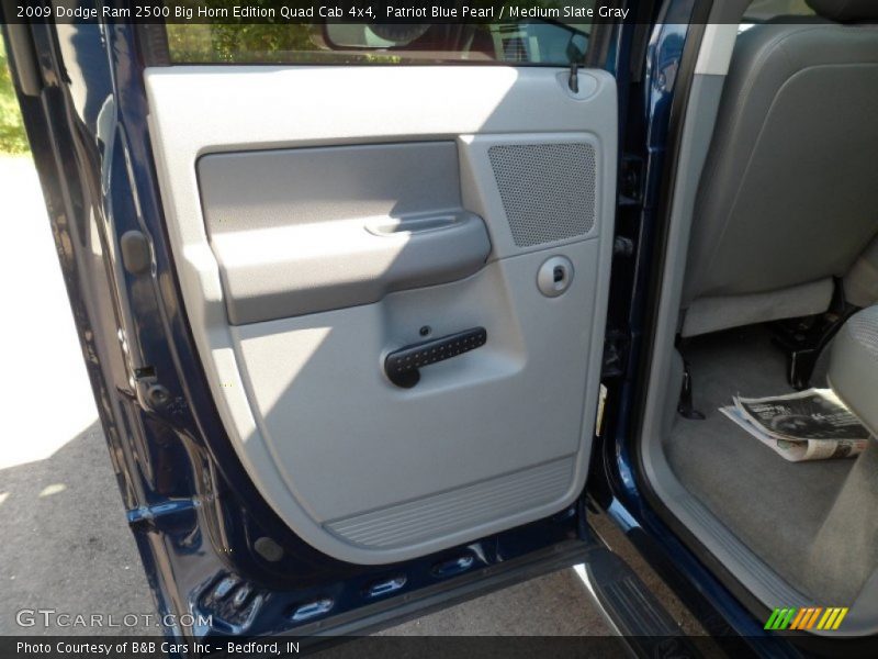 Patriot Blue Pearl / Medium Slate Gray 2009 Dodge Ram 2500 Big Horn Edition Quad Cab 4x4