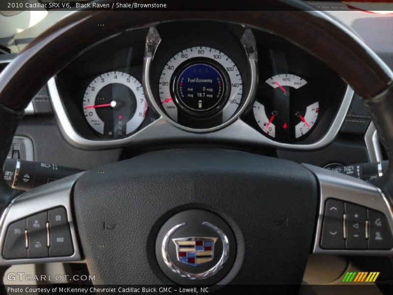 Black Raven / Shale/Brownstone 2010 Cadillac SRX V6