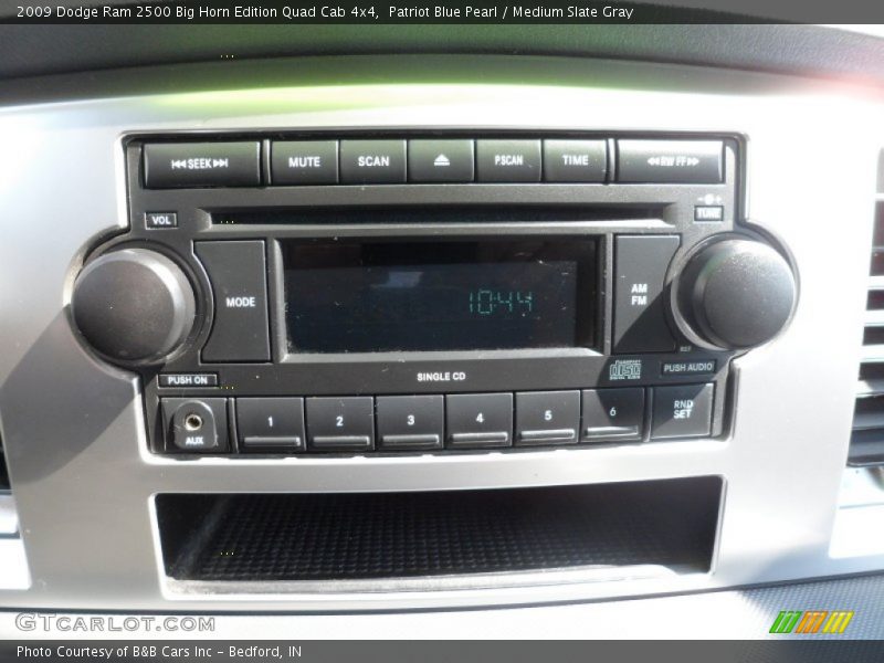 Audio System of 2009 Ram 2500 Big Horn Edition Quad Cab 4x4