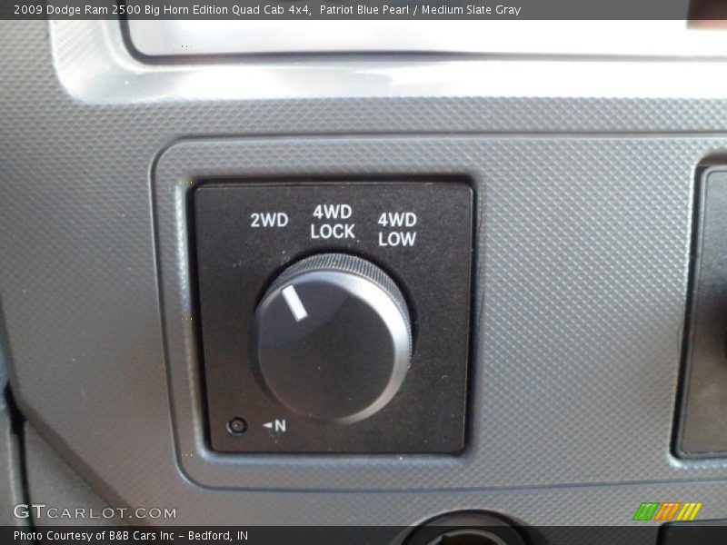 Patriot Blue Pearl / Medium Slate Gray 2009 Dodge Ram 2500 Big Horn Edition Quad Cab 4x4