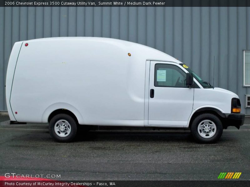 Summit White / Medium Dark Pewter 2006 Chevrolet Express 3500 Cutaway Utility Van