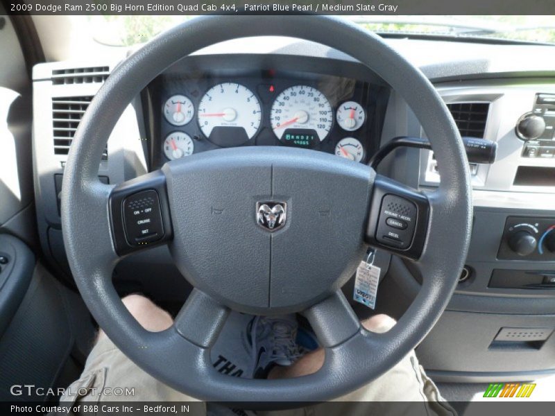  2009 Ram 2500 Big Horn Edition Quad Cab 4x4 Steering Wheel