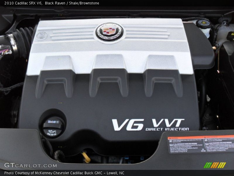 Black Raven / Shale/Brownstone 2010 Cadillac SRX V6
