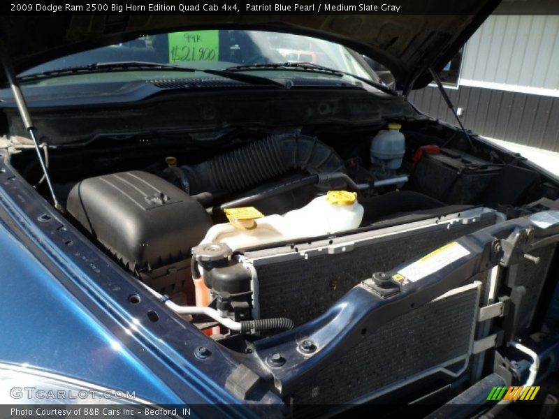 Patriot Blue Pearl / Medium Slate Gray 2009 Dodge Ram 2500 Big Horn Edition Quad Cab 4x4