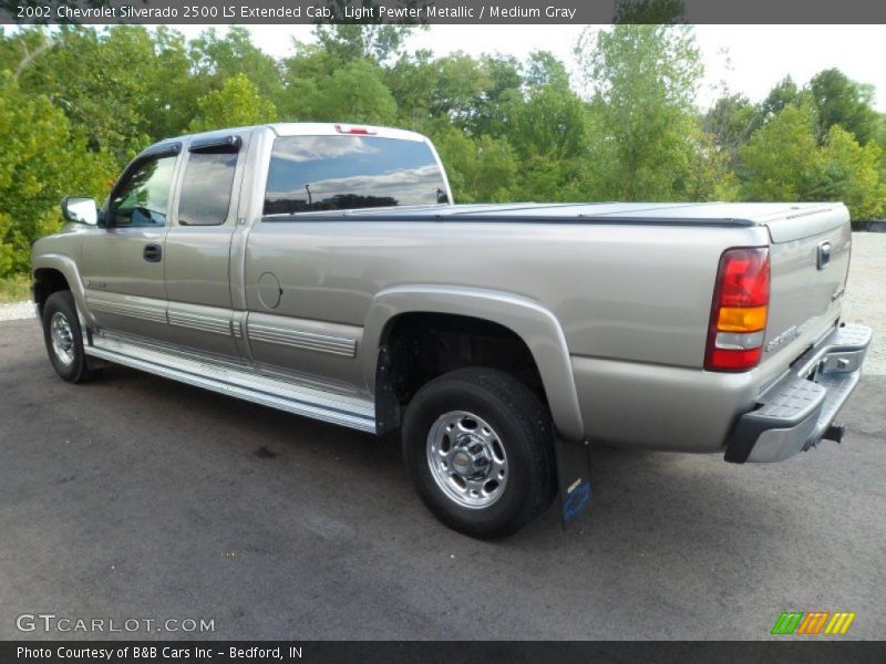Light Pewter Metallic / Medium Gray 2002 Chevrolet Silverado 2500 LS Extended Cab