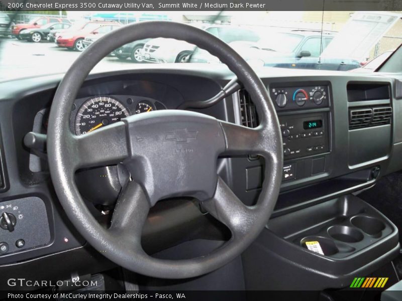 Summit White / Medium Dark Pewter 2006 Chevrolet Express 3500 Cutaway Utility Van