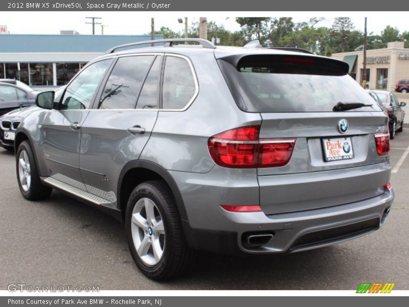 Space Gray Metallic / Oyster 2012 BMW X5 xDrive50i
