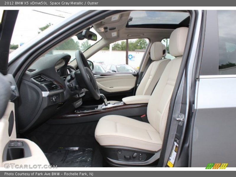 Space Gray Metallic / Oyster 2012 BMW X5 xDrive50i